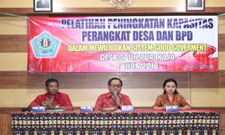 Kegiatan Peningkatan Kapasitas Perangkat Desa dan BPD