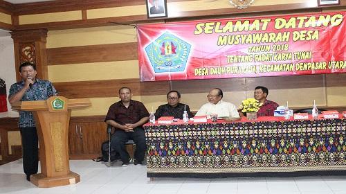 Musdes Padat Karya Tunai tahun 2018