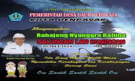 Selamat Hari Raya Galungan dan Kuningan